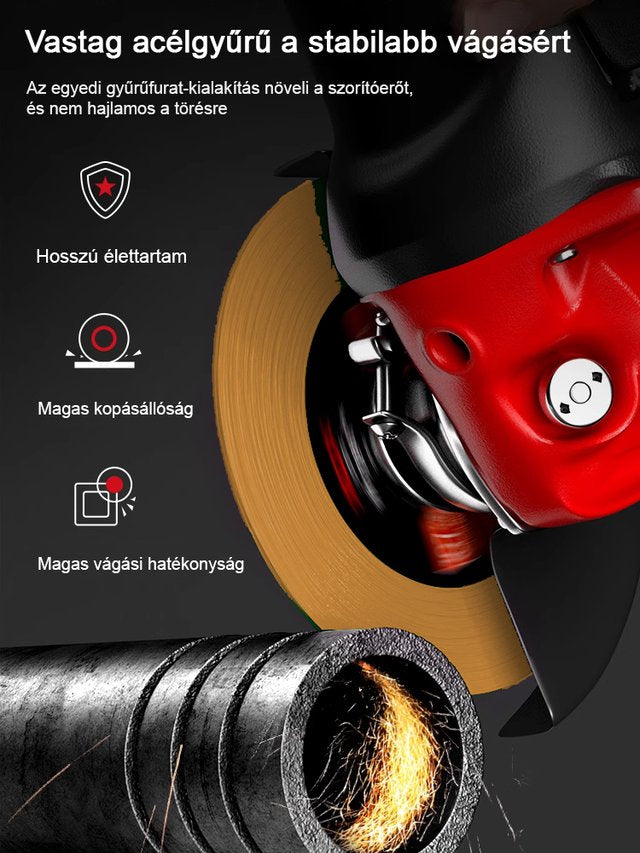 Éles, kopásálló ipari kompozit multifunkcionális vágókorong