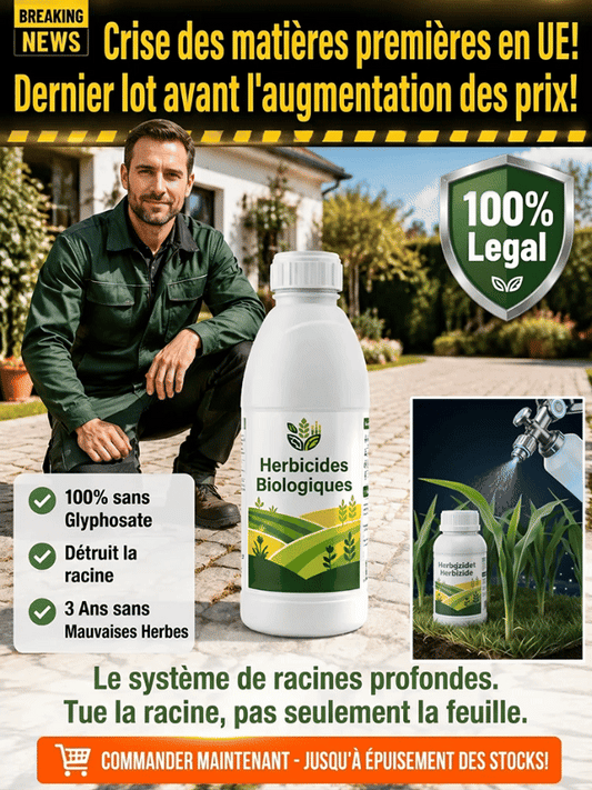 🛡️【1 üveg elegendő 20–30 L vízhez】 🌿 3 órán belül hat, gyökerestül irtja a gyomokat ✅ Alkalmas szántóföldekre, kertekbe és gyümölcsösökbe.