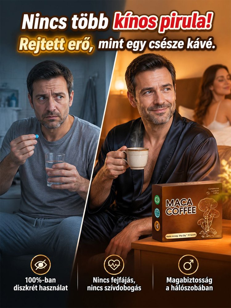【Tömegek által dicsért és népszerű】Férfiaknak erőteljes energia kávé