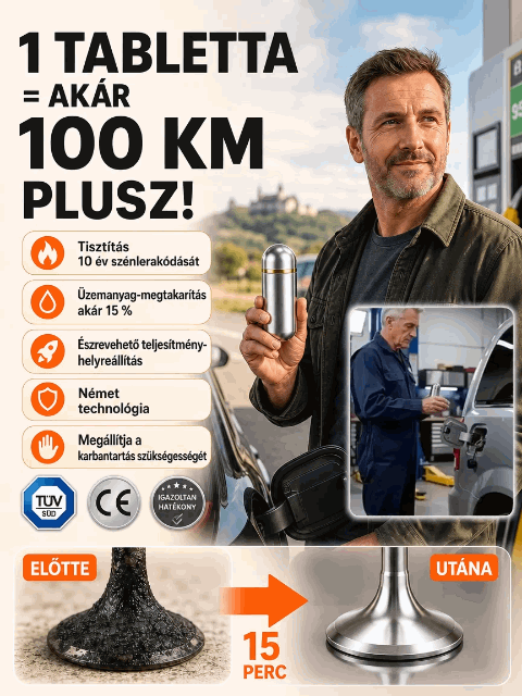 【Egy literrel 100 kilométerrel többet!】Multifunkcionális üzemanyag-adalék.