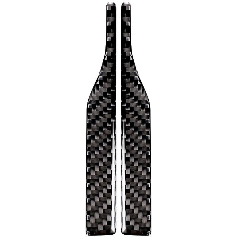 Szénszálas tükörmatrica ütésvédelemmel és logóval