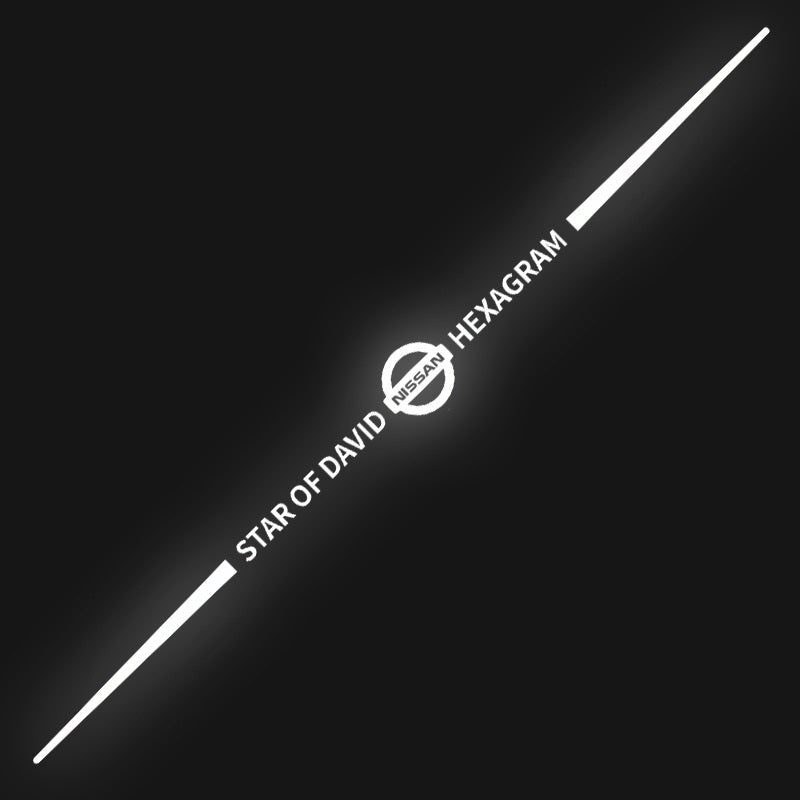 3D színes lézerfényvisszaverő autómatricák 4 db