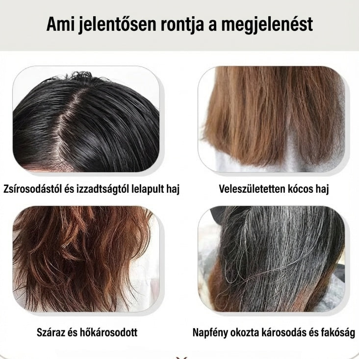 🌷 Illatos olajos hajpermet – A borzolódás és a végződések hasadásának megoldása