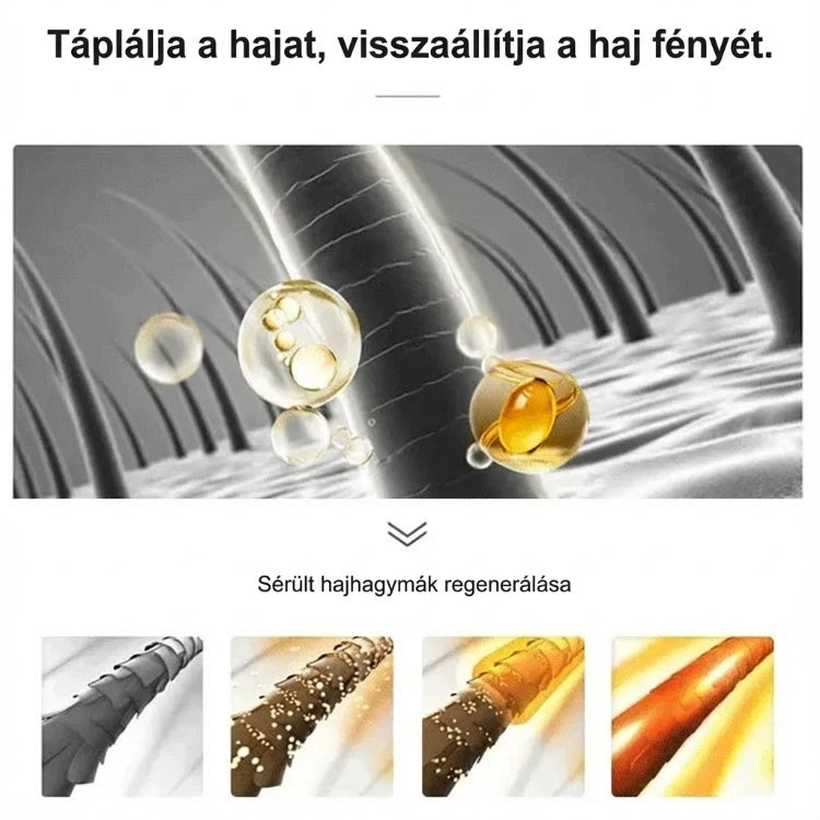 🌷 Illatos olajos hajpermet – A borzolódás és a végződések hasadásának megoldása