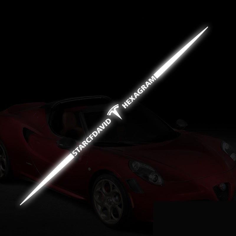 3D színes lézerfényvisszaverő autómatricák 4 db