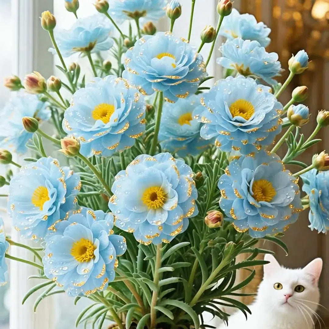 Aranycsipke portulaka🌸✨ Gyönyörű, dupla virágok a könnyed nyári színekért