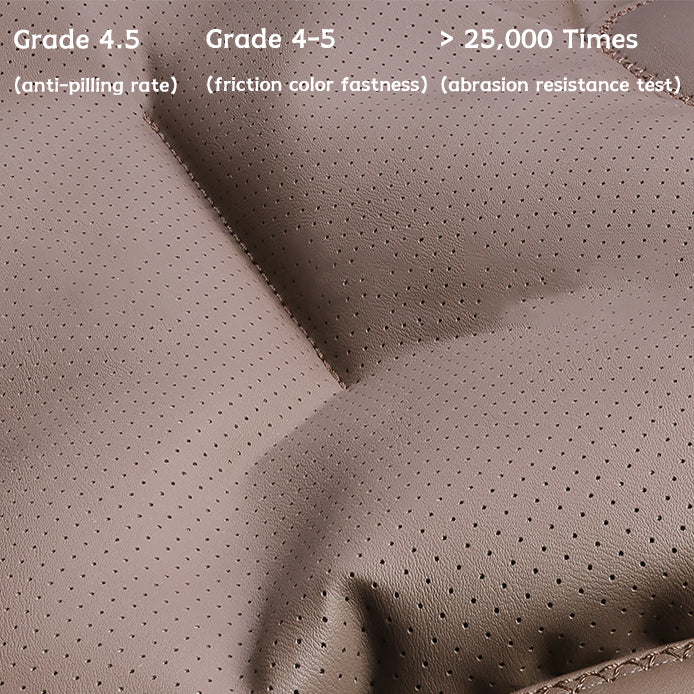 Kiváló minőségű nappabőrből készült autósülés-párna, kényelmes háttámla