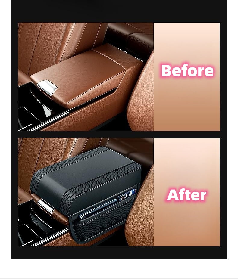 🔥Autós kartámasz huzat, magasító párna (tárolós változat)