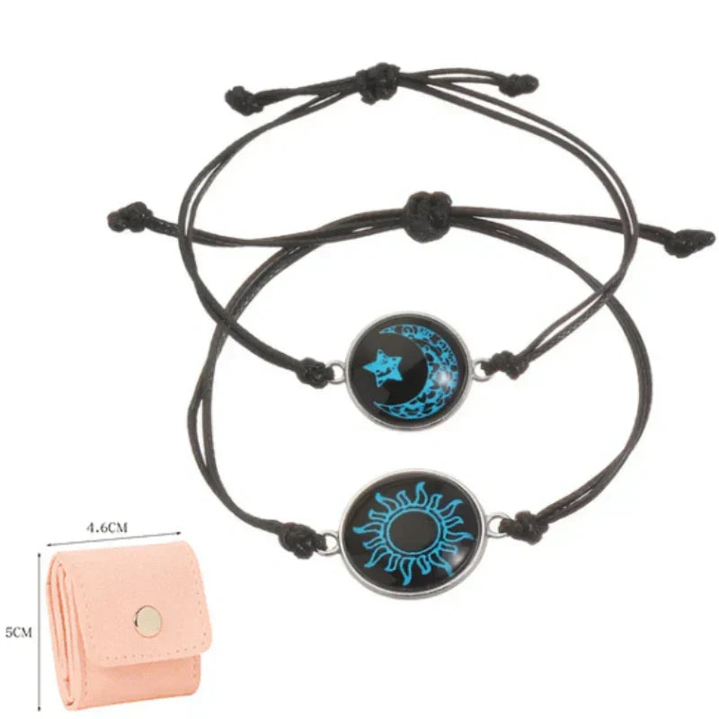 Nap és Hold – Egy Lélek. 💞 Karkötők pároknak, akik a távolság ellenére is összekapcsolódnak.