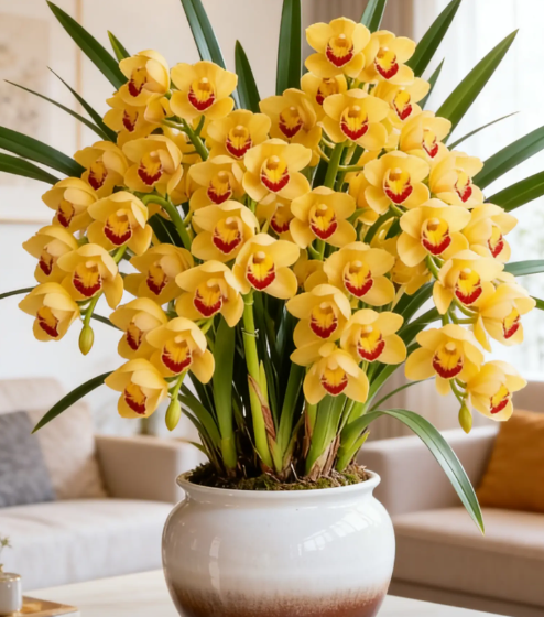 👑 Az orchideák királynője — Tartós Cymbidium hagymák