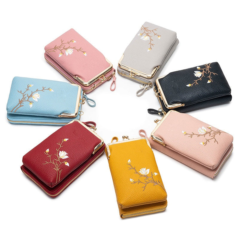 🔥👛Crossbody mobiltelefon pénztárca nőknek🌸