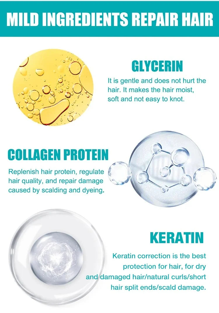 Keratinos hajkiegyenesítő krém