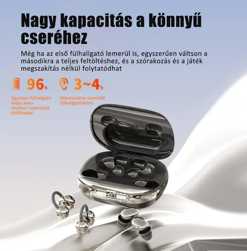 3 az 1-ben vezeték nélküli fülhallgató power bank funkcióval ellátott töltőtokkal
