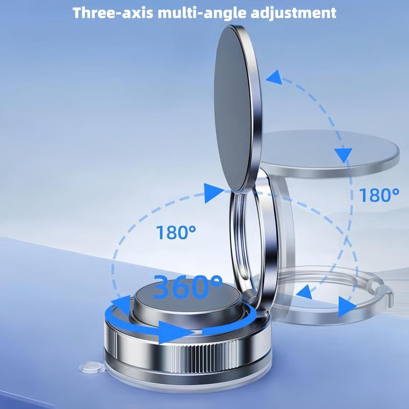 🔥Vásárolj többet, spórolj többet🔄360°-ban állítható mágneses vákuumos telefontartó📱🚗