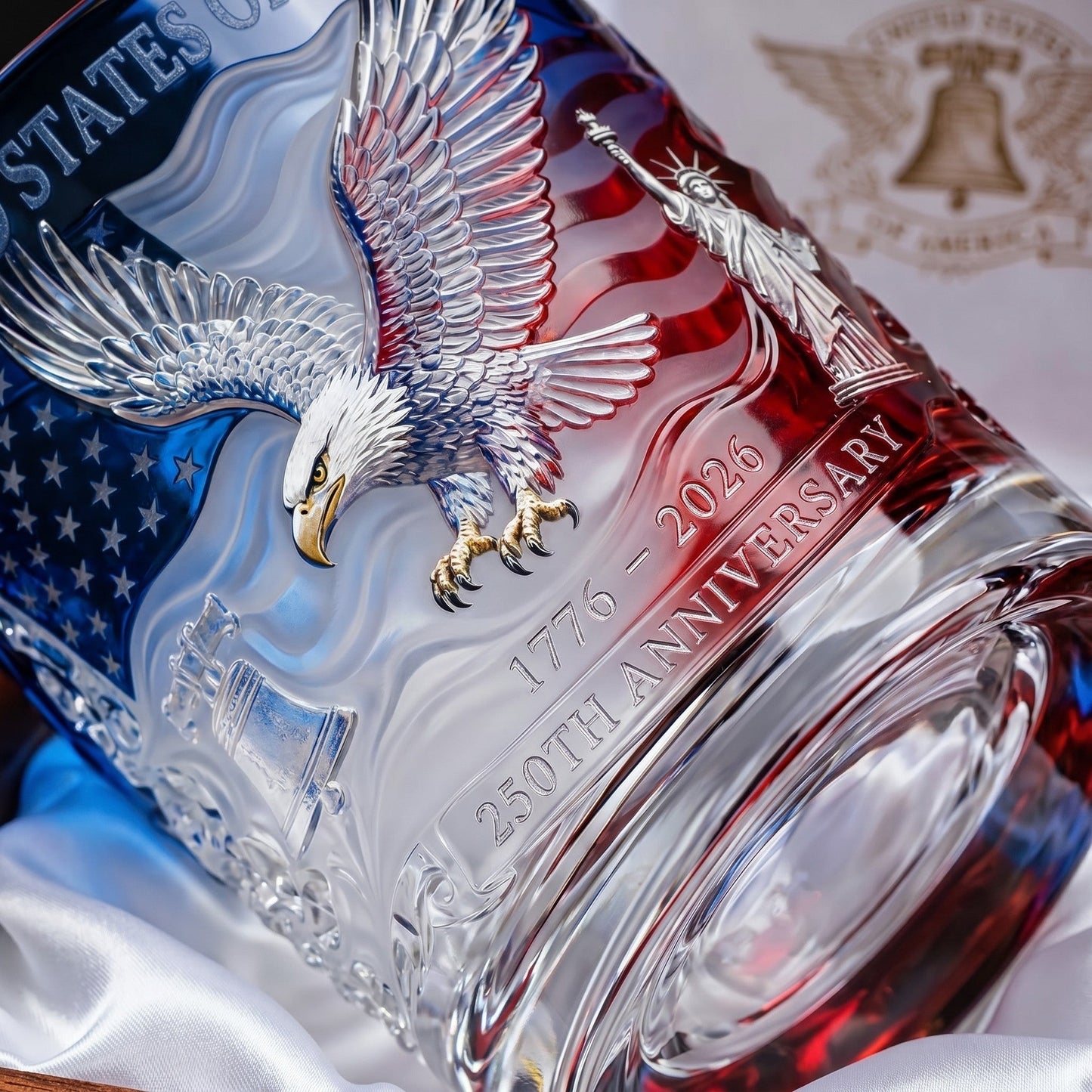 Limitált kiadású, 2026-os USA 250. évfordulós emlékpohár – 1776-2026 Heritage Edition