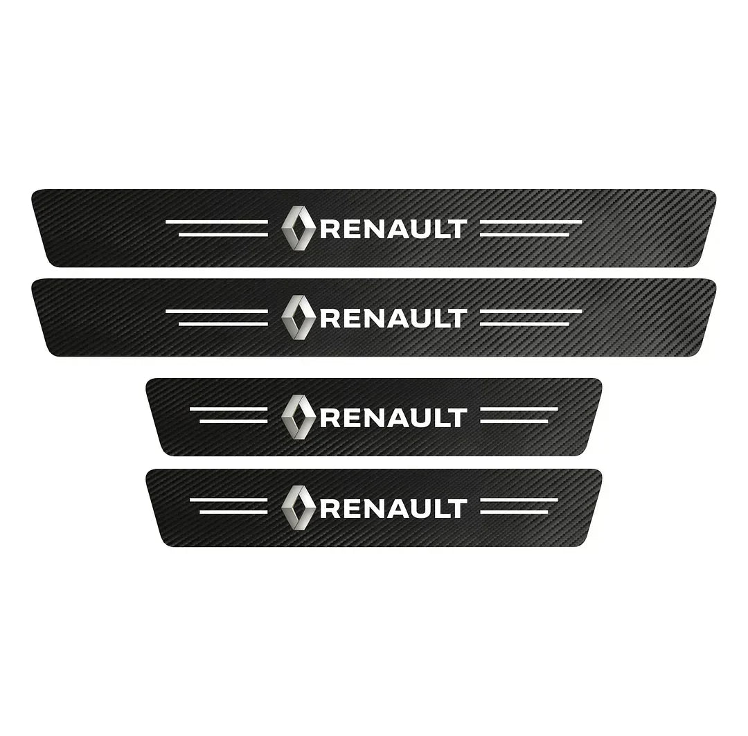 Karbonszálas küszöbvédő (8PCS)