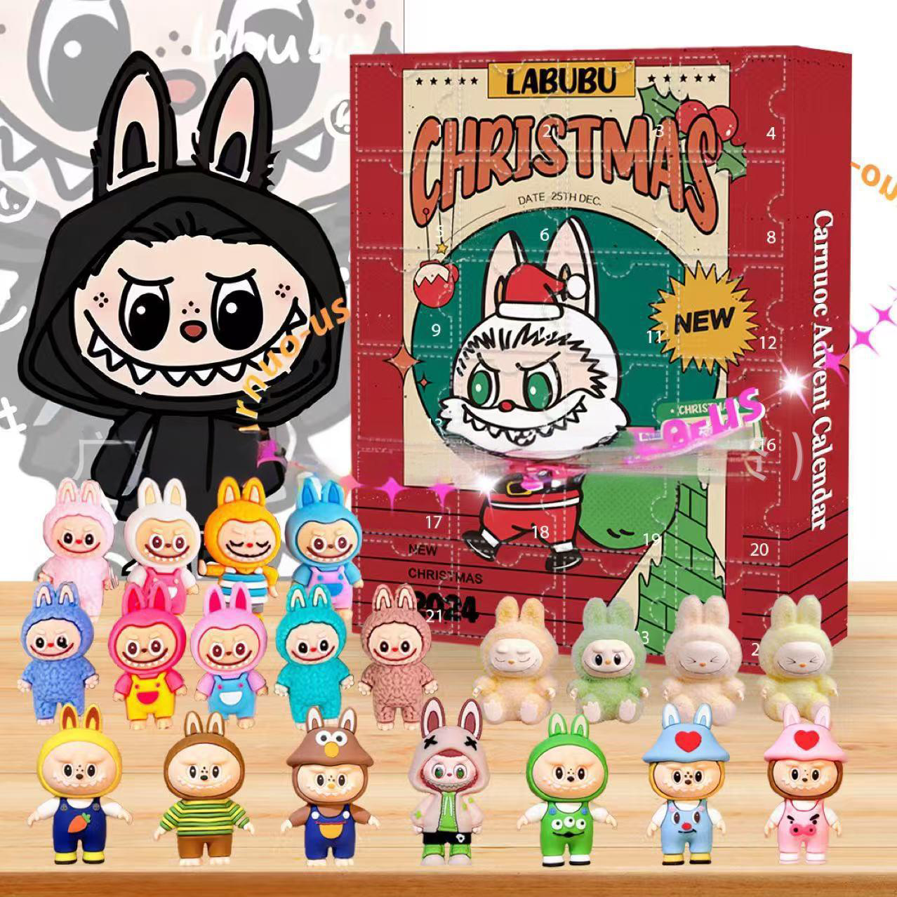 Labubu adventi naptár
