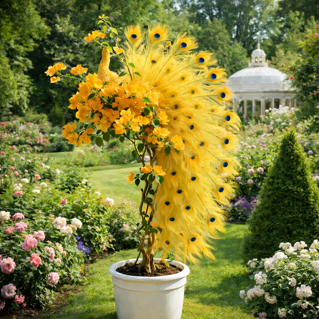 🦚Páva Bougainvillea magok – Szépítse kertjét elegáns pávavirágokkal