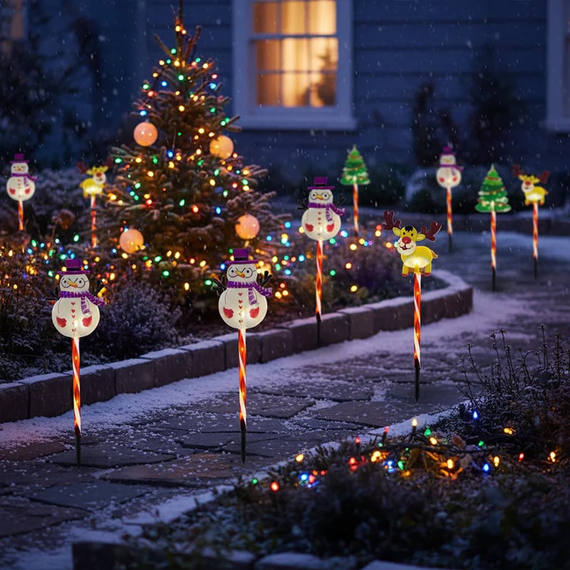 🎄🎁6 darabos mozgó karácsonyi égősor