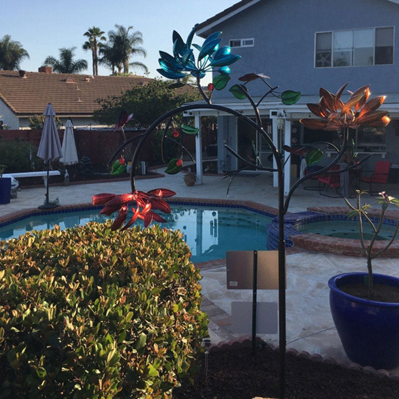 🎁2025 Forró eladás🎁💥- Gyönyörű nyári többszínű virágok Szélforgató