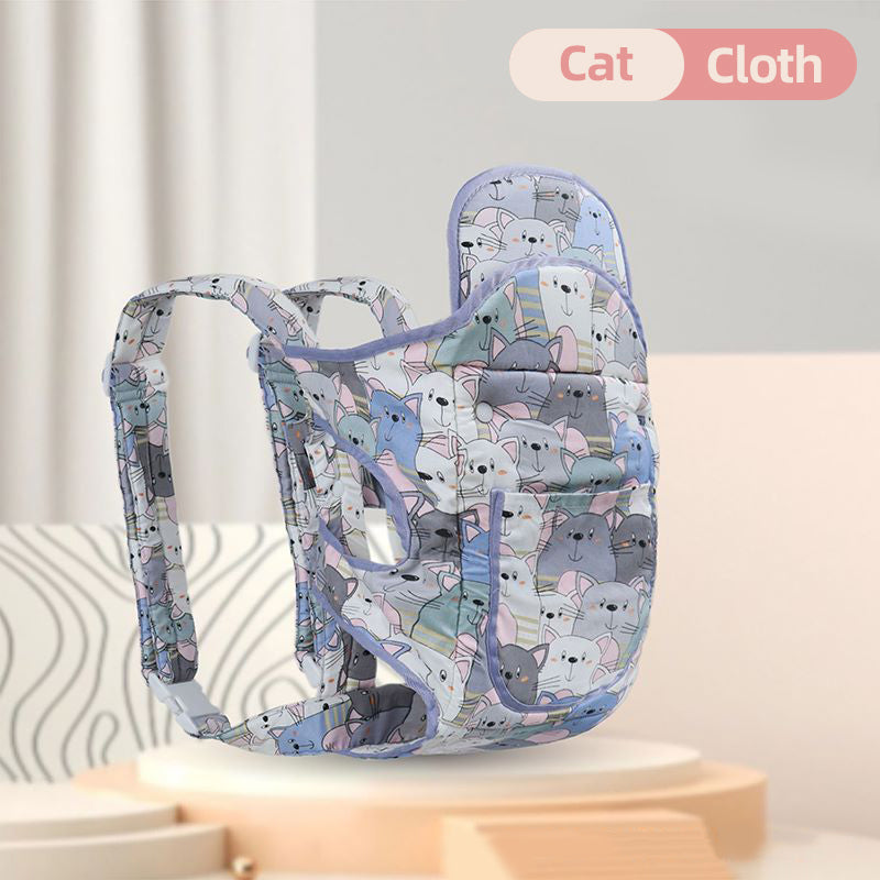 👶Többfunkciós, mellkasra rögzíthető, két vállpántos babahordozó