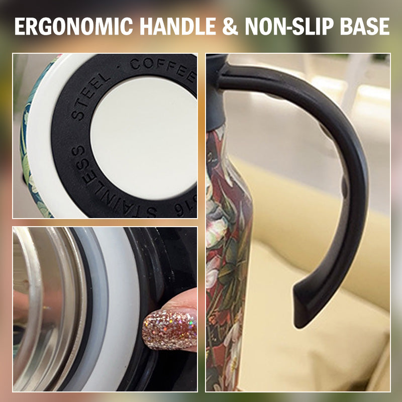 🍵1000ml Vákuumos szigetelt teáskanna szűrővel