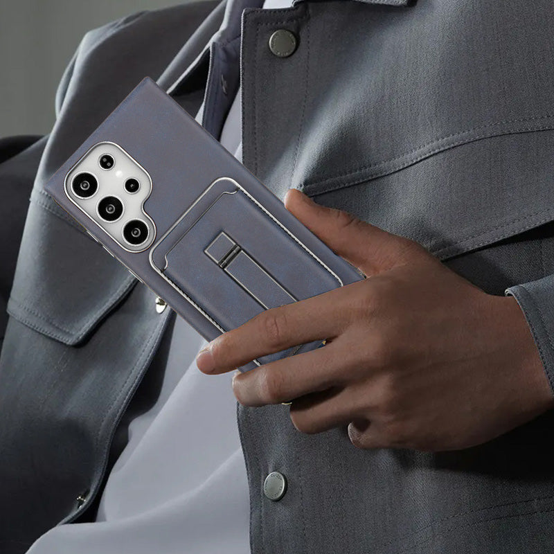 💼 Kombinált tok Samsunghoz: Tartó + Pénztárca + Mágnes | Utazáshoz, munkába és mindennapi használatra