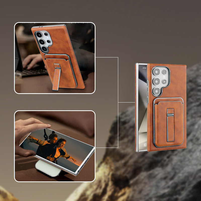 💼 Kombinált tok Samsunghoz: Tartó + Pénztárca + Mágnes | Utazáshoz, munkába és mindennapi használatra