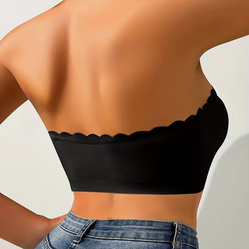 💕Pánt nélküli bandeau melltartó elöl záródóval💯