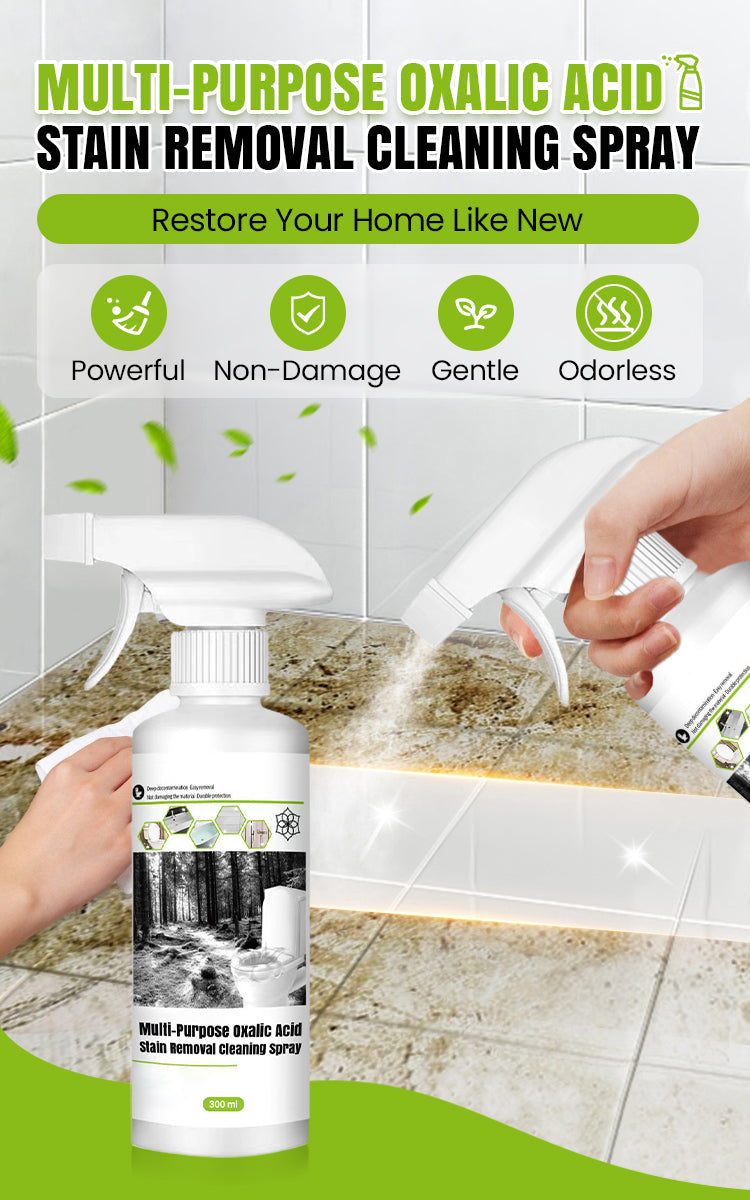 🌿Nagy hatékonyságú oxálsav-folttisztító