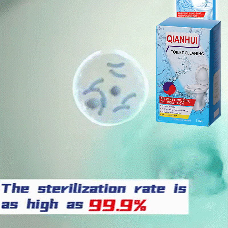 Citrom illatú WC-csésze tisztító tabletták【🔥Vásároljon 1-et, kapjon 2-t ingyen】