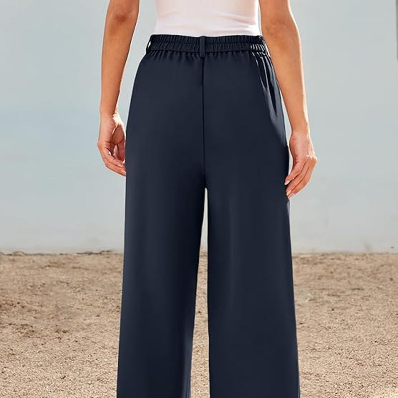 🌸Női magas derekú, egyenes szárú nadrág👖