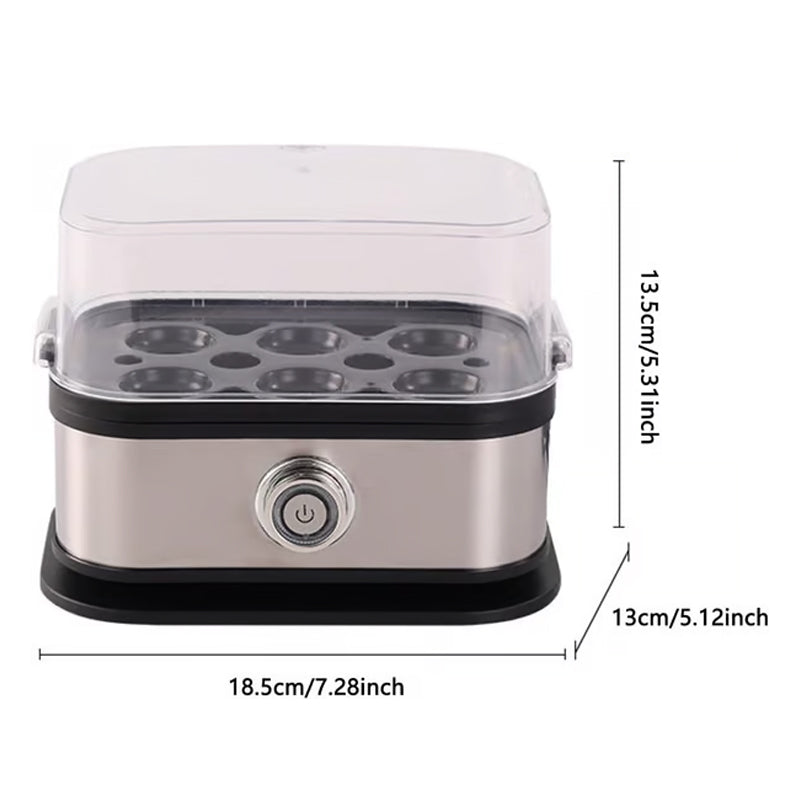 👩‍🍳 Multifunkciós tojáspároló átlátszó fedéllel