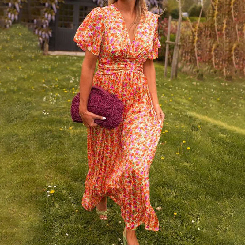 🎉【S-3XL】💃 Édes vintage virágos ruhák nőknek🌹