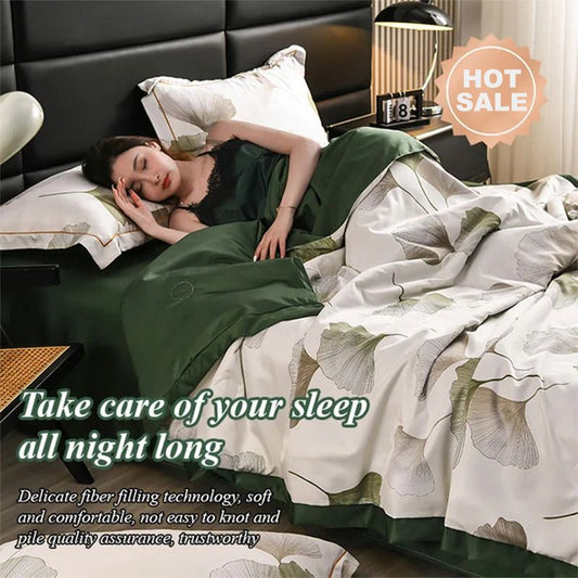 🎈✨Mosható, jeges, légáteresztő nyári paplan 4 darabos szettben