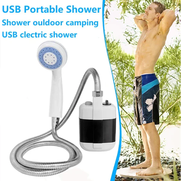 🚿USB kültéri hordozható kültéri zuhanyMennyiség