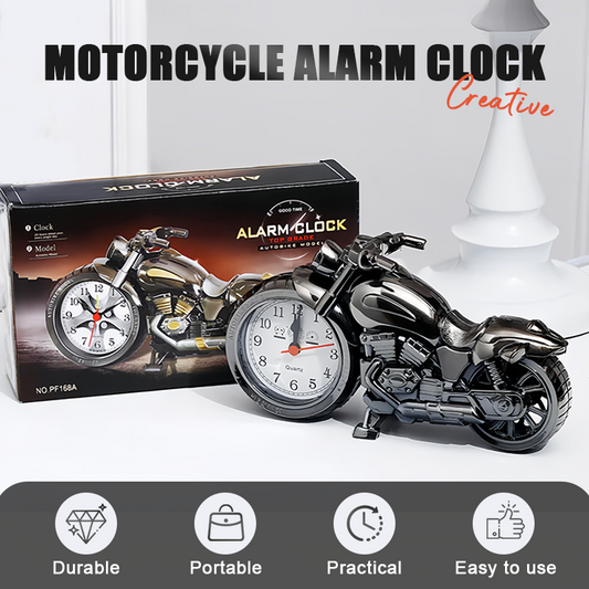 ⏰ Kreatív motorkerékpár ébresztőóra 🏍️🎁