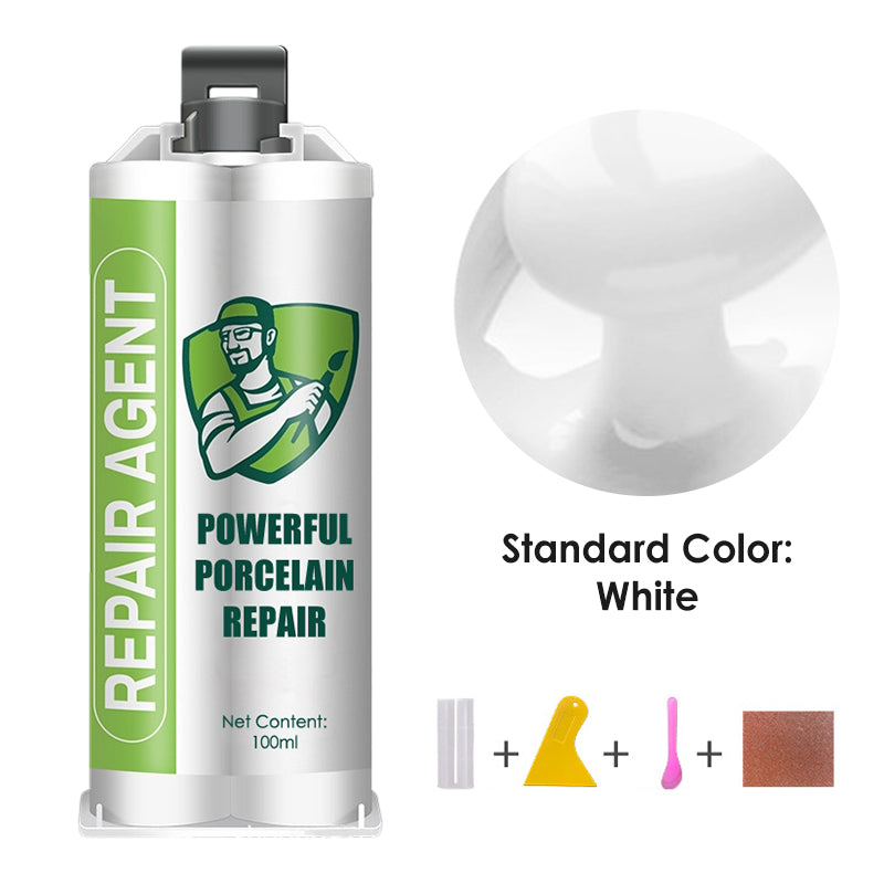Erős porcelán javítókészlet - dupla tubus
