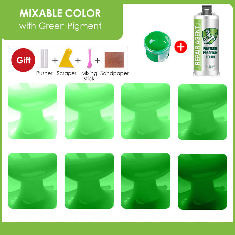 Erős porcelán javítókészlet - dupla tubus