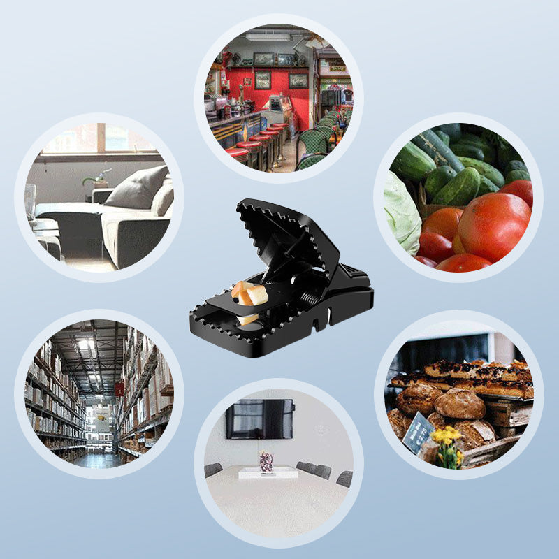 Újrafelhasználható patkánycsapda rendkívül érzékeny kioldó mechanizmussal