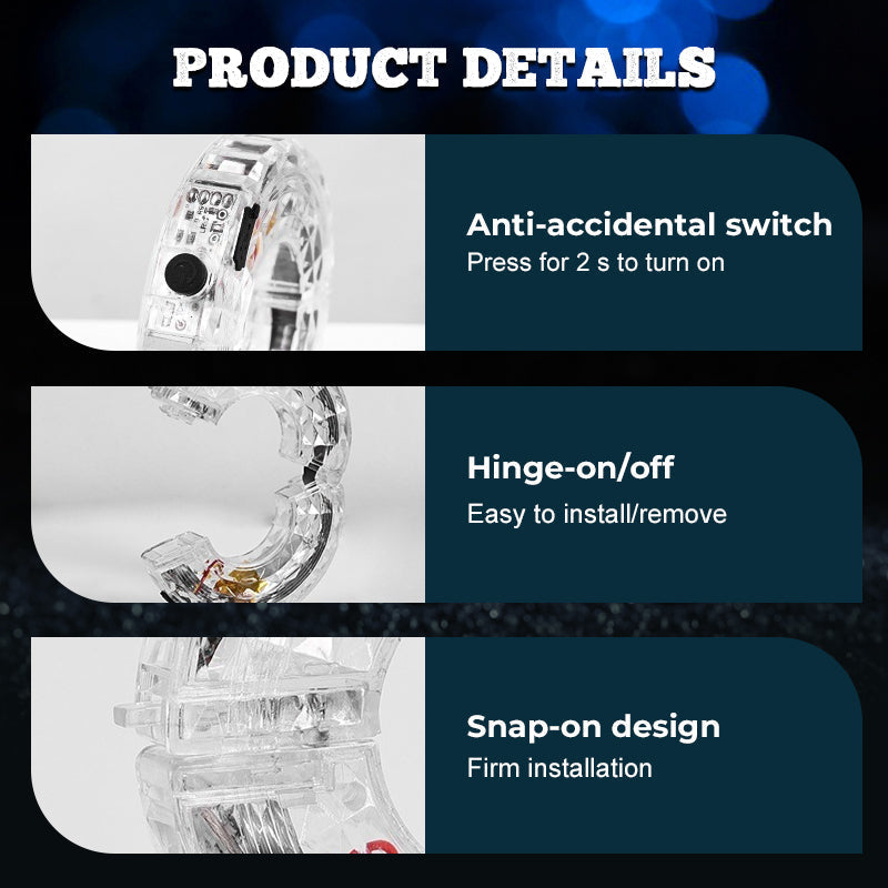 🌈 Színes kerékpár kerékagy lámpa 🚴‍♂️💡