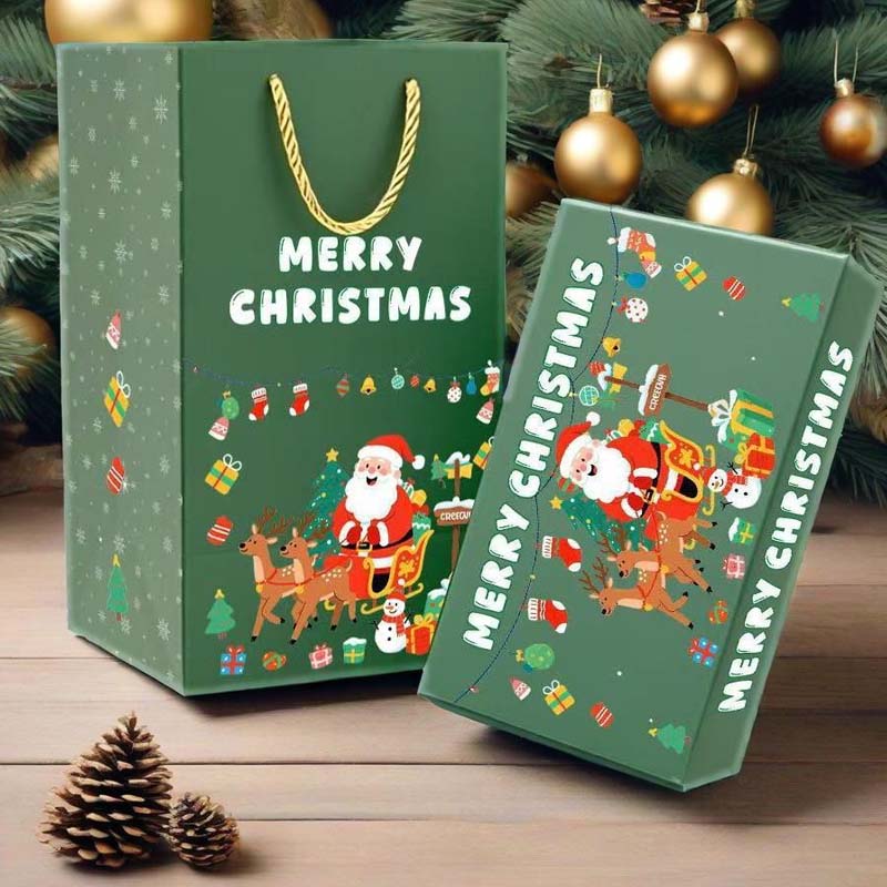 🎅 Egyedi összecsukható karácsonyi ajándékdoboz🎄✨