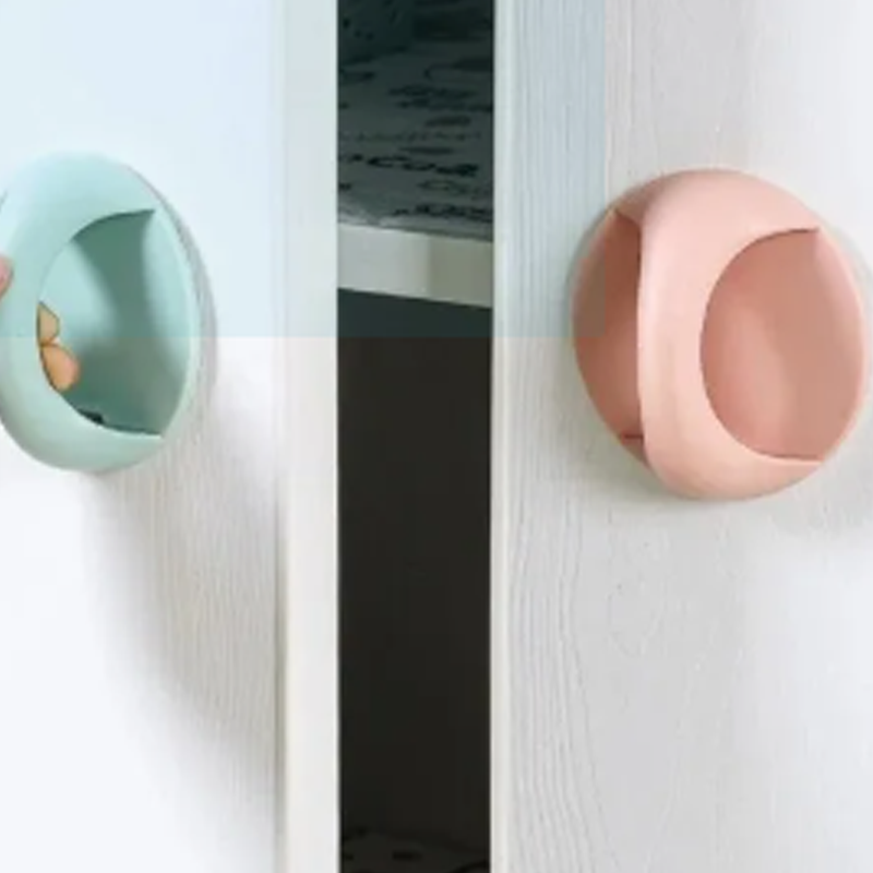 🏠Tartós, öntapadó, kerek ajtókilincsek❤️