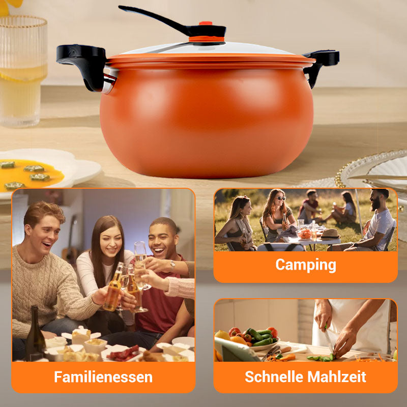 Energiatakarékos Alacsony Nyomású Főzőedény | Gyors Főzés, Tápanyag-Megtartó, Sokoldalú Használat Otthonra