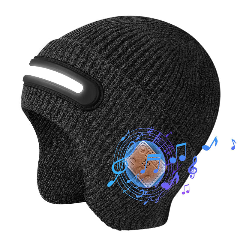 Újratölthető LED sapka Bluetooth-szal