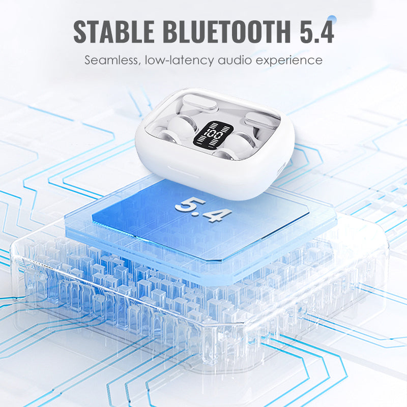 ✨ 4 az 1-ben vezeték nélküli Bluetooth fejhallgató! 🎧Kettős fülhallgató a megosztott / váltott viseléshez, szórakozáshoz és ingázáshoz egyszerre!