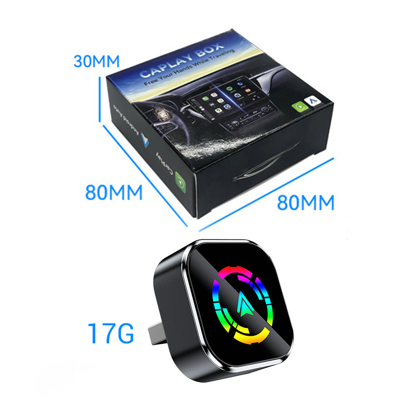 2 az 1-ben vezeték nélküli adapter iPhone és Android Auto eszközökhöz