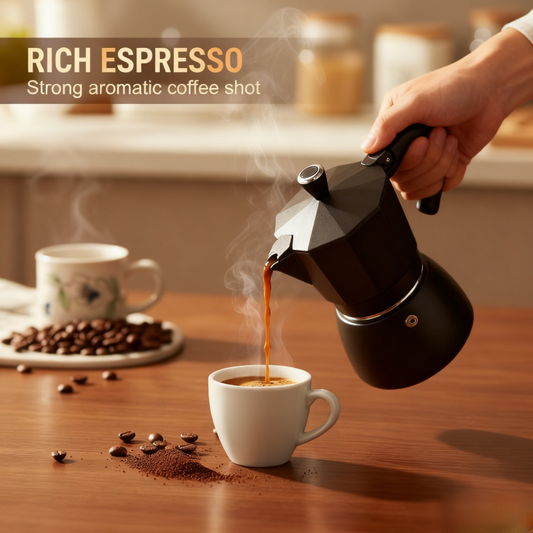 🔥Korlátozott idejű karácsonyi ajánlat: 50% kedvezmény🔥Klasszikus alumínium asztali kávéskanna