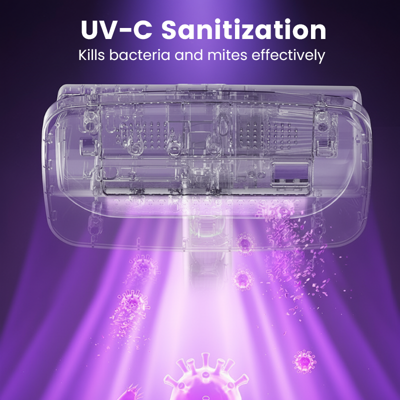 🔥Akkus UV porszívó - baktériumok és atkák eltávolítására✨