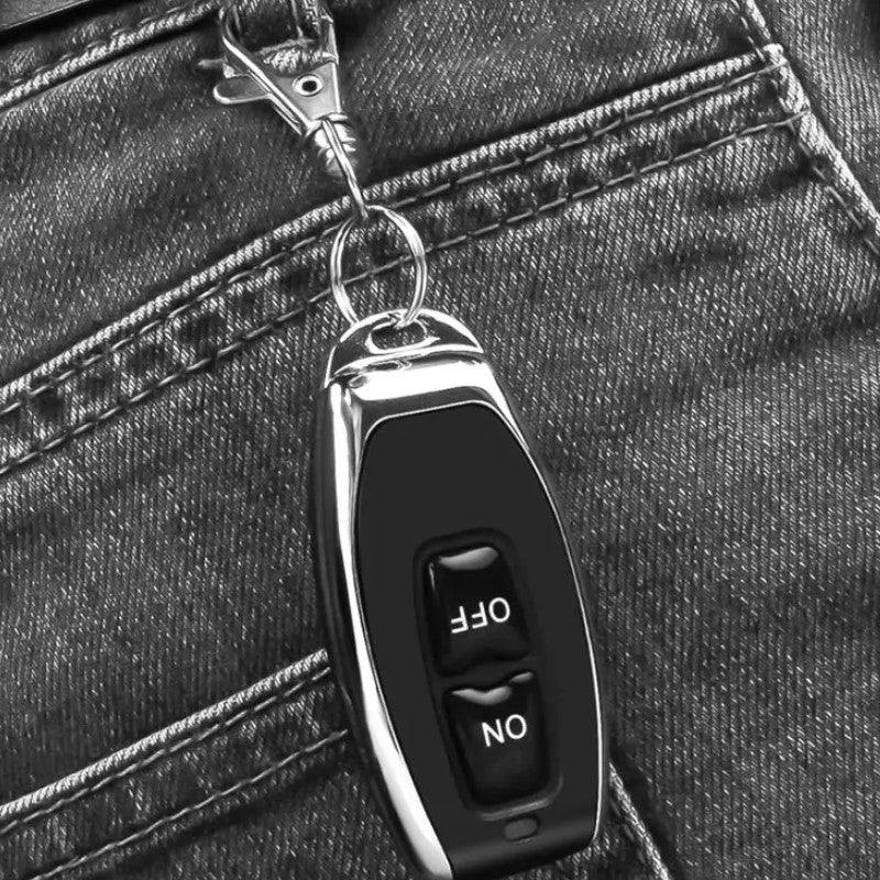 Vezeték nélküli távirányító kapcsoló és vevő, kábelezés nélkül